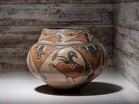 Polychrome Pottery Olla