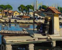 Chantier maritime a Antibes