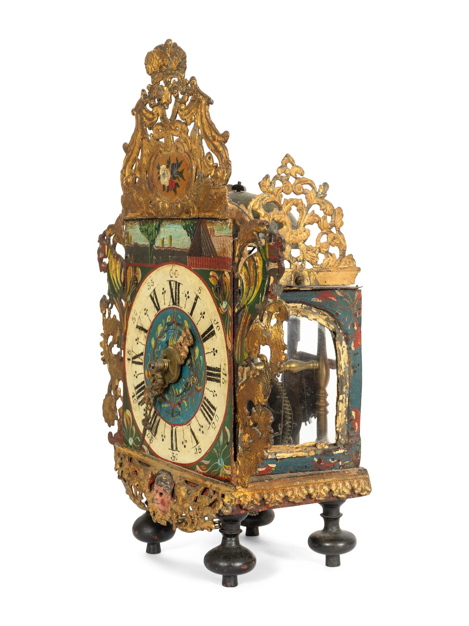 A Dutch Frisian Stoel Clock