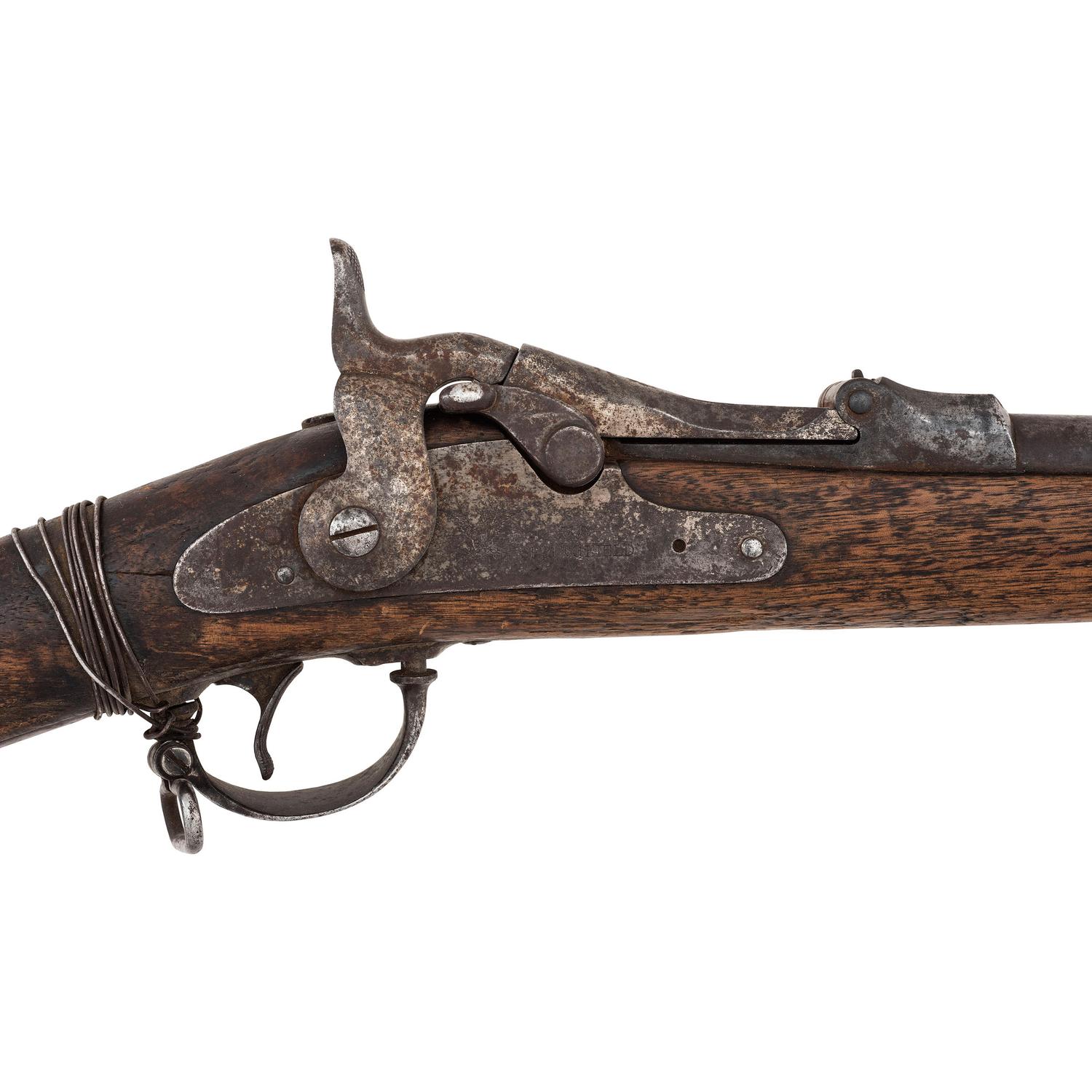 Cut Down US Model 1879 Springfield Trapdoor Rifle