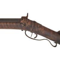 Halfstock Heavy Barrel Percussion Kentucky Rifle by P.A. Reinhard ca.1871