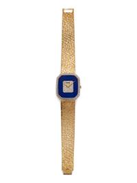 Piaget, 18K Yellow Gold, Diamond and Lapis Lazuli Ref. 9795A6 Wristwatch