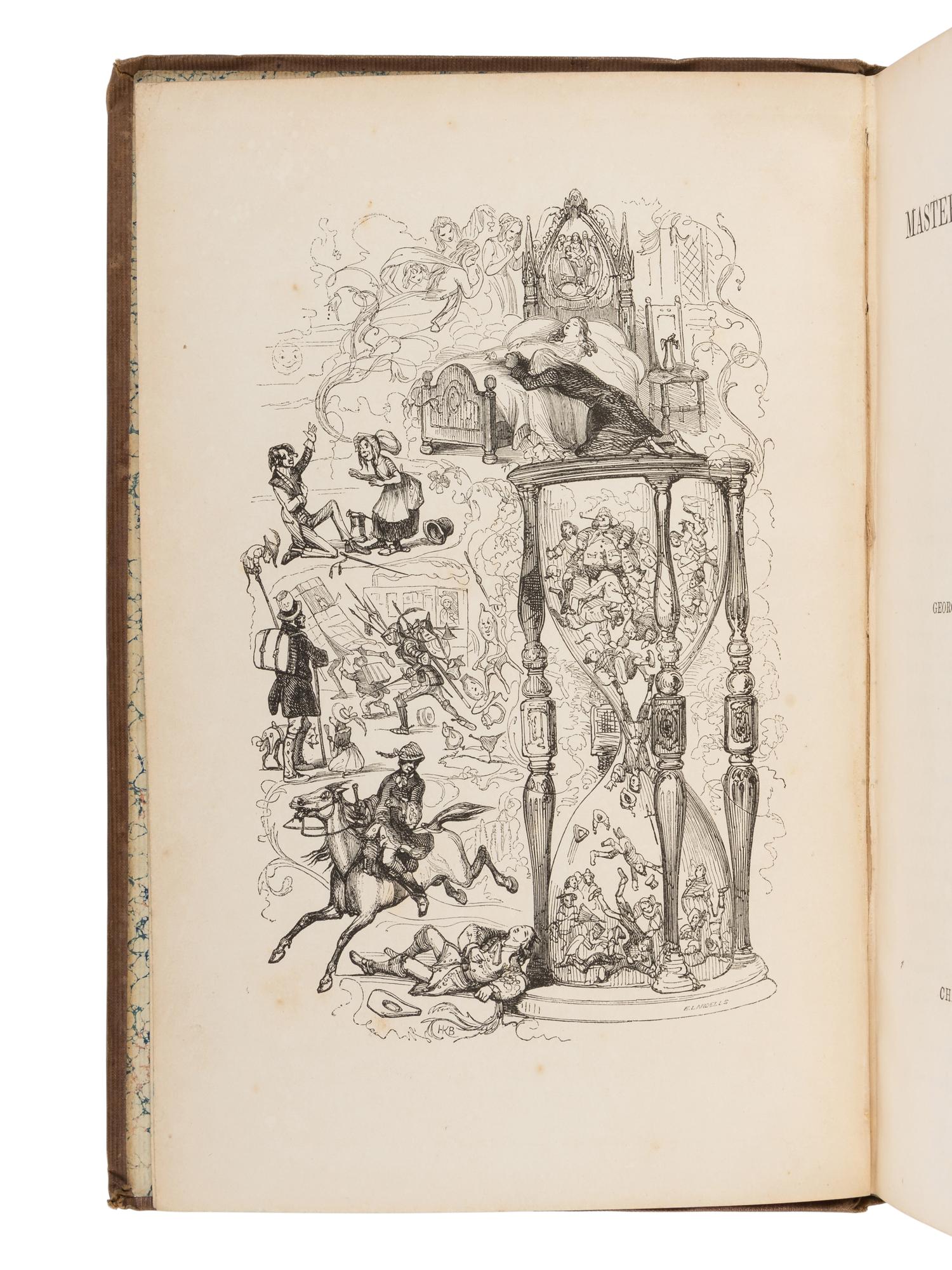 DICKENS, Charles (1812-1870). Master Humphrey's Clock . London: Chapman and Hall, 1840-1841.