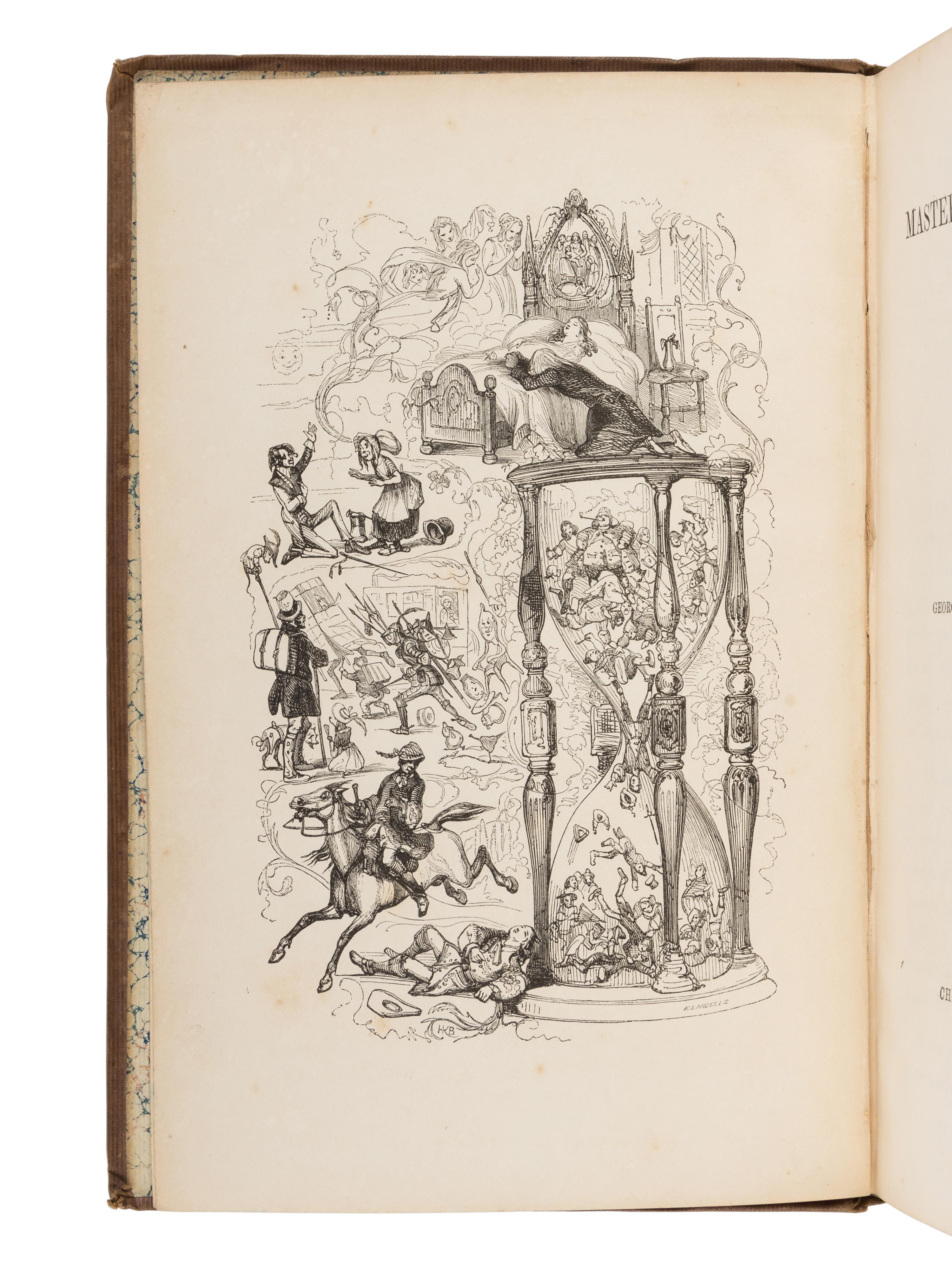 DICKENS, Charles (1812-1870). Master Humphrey's Clock . London: Chapman and Hall, 1840-1841.