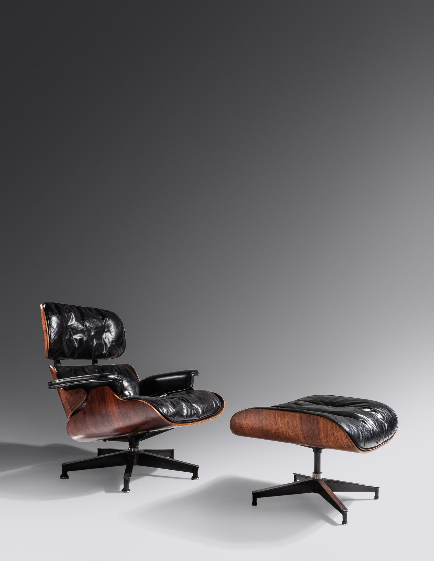 Lounge Chair and Ottoman, model 670 and model 671, Herman Miller, USA