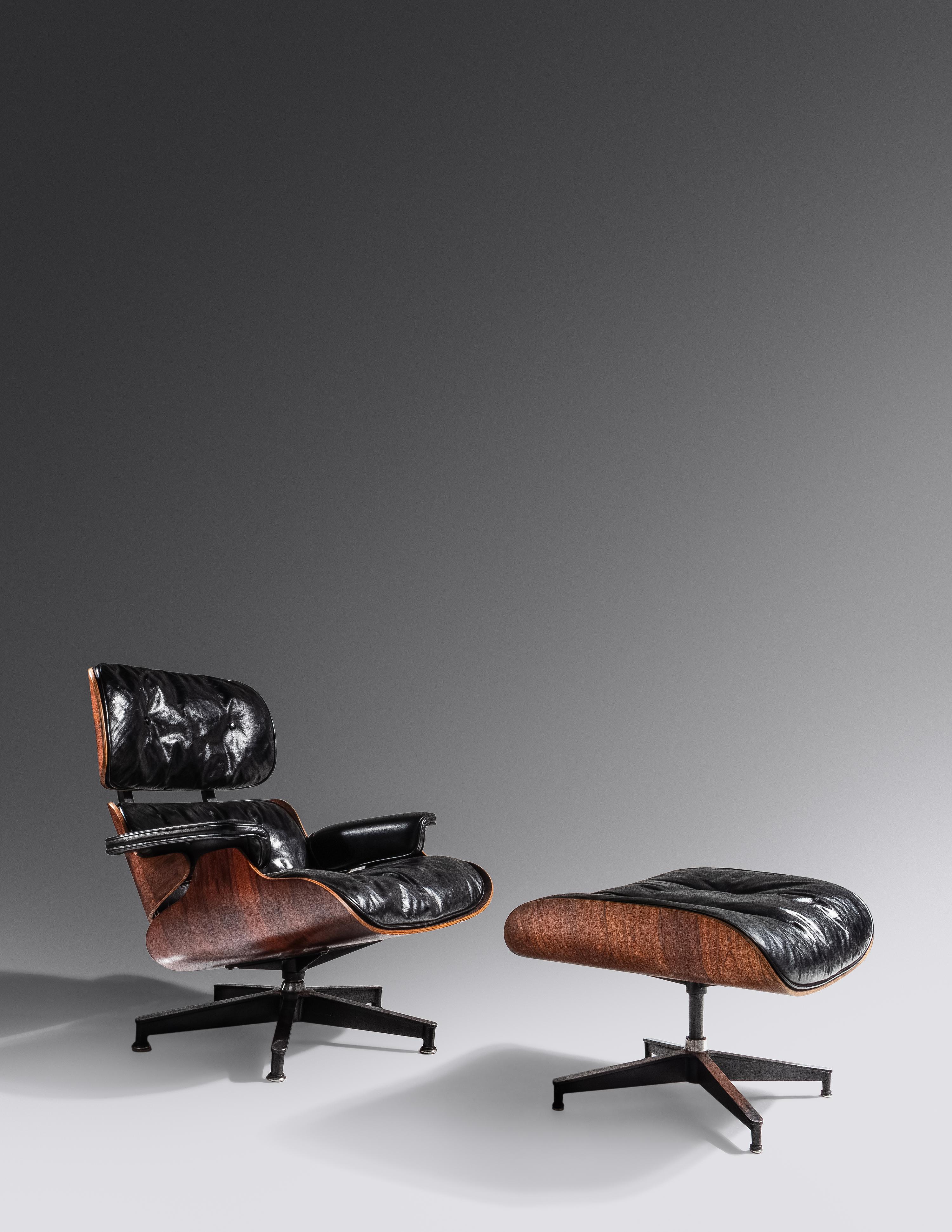 Lounge Chair and Ottoman, model 670 and model 671, Herman Miller, USA
