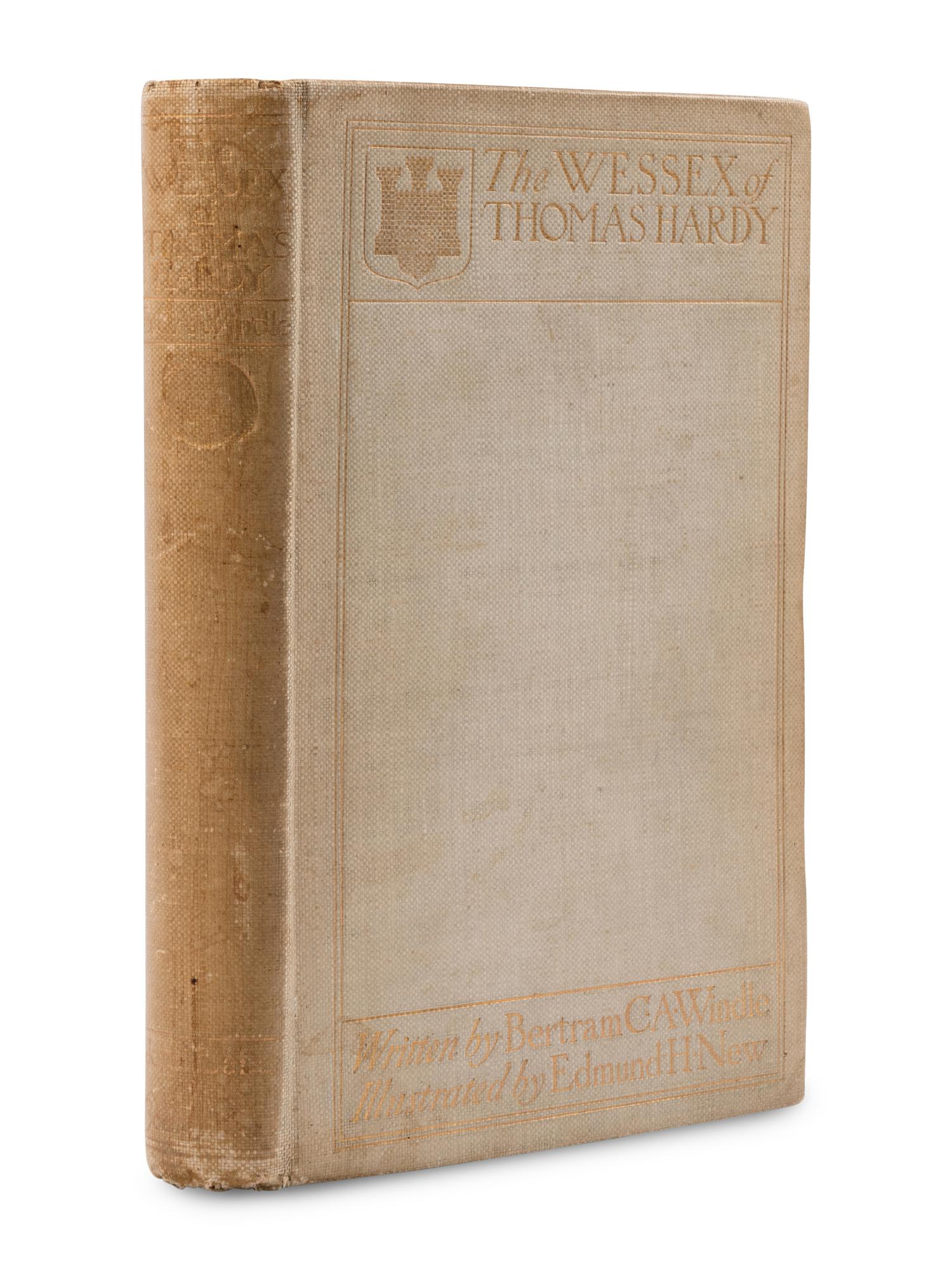 [HARDY, Thomas (1840-1928)]. -- WINDLE, C.A. The Wessex of Thomas Hardy . Edmund H. New, illustrator. London: John Lane: The Bodley Head, 1902.