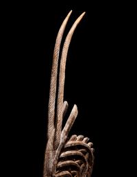 A Bamana Wood Antelope (Chiwara)