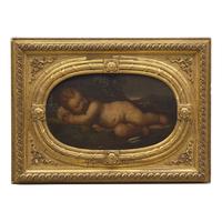 After Titian, Italian School (Italian, 1485–1576) — Recumbent Sleeping Infant
