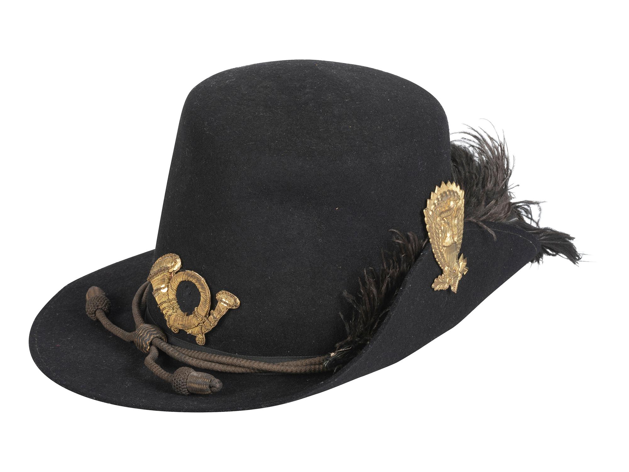 [CIVIL WAR]. Pattern 1858 officer's Hardee hat.