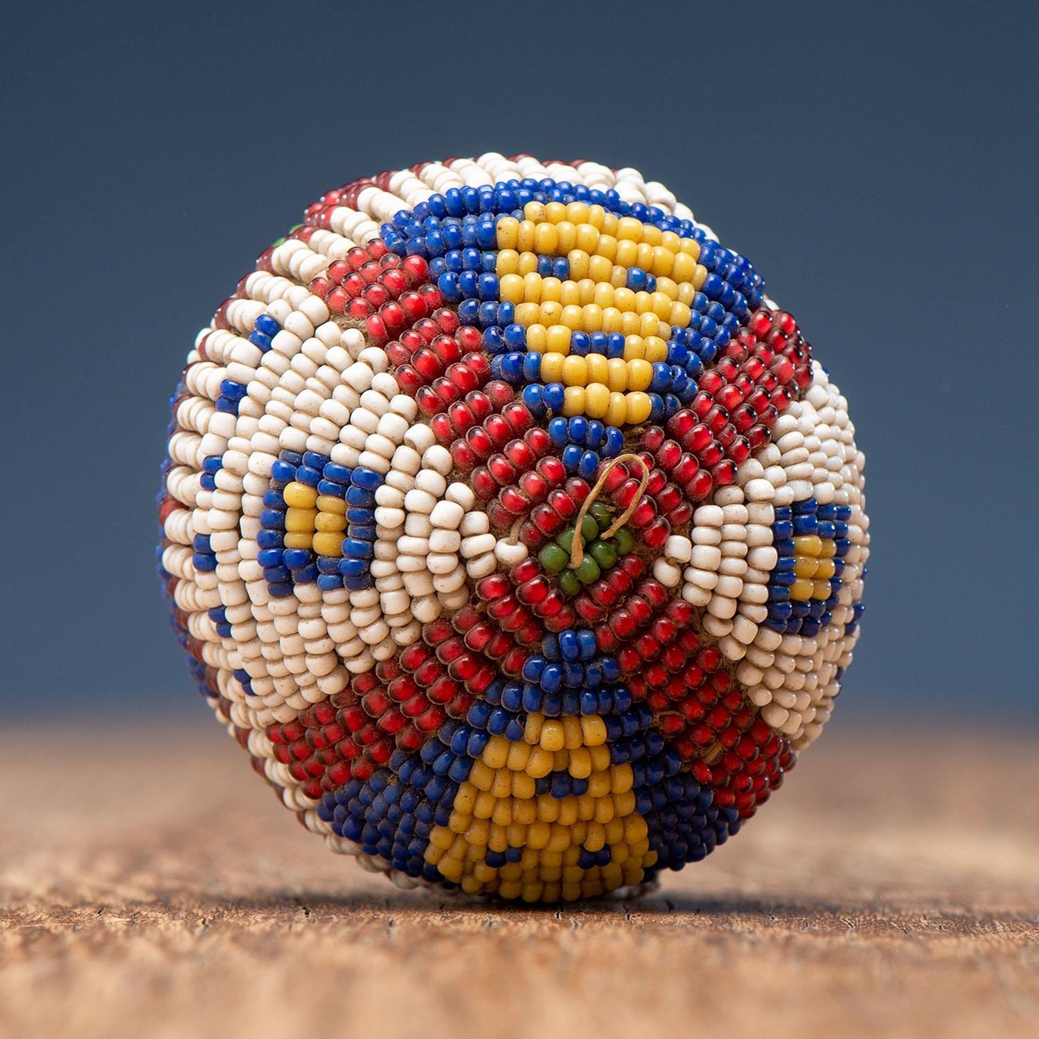 Sioux Beaded Hide Ball
