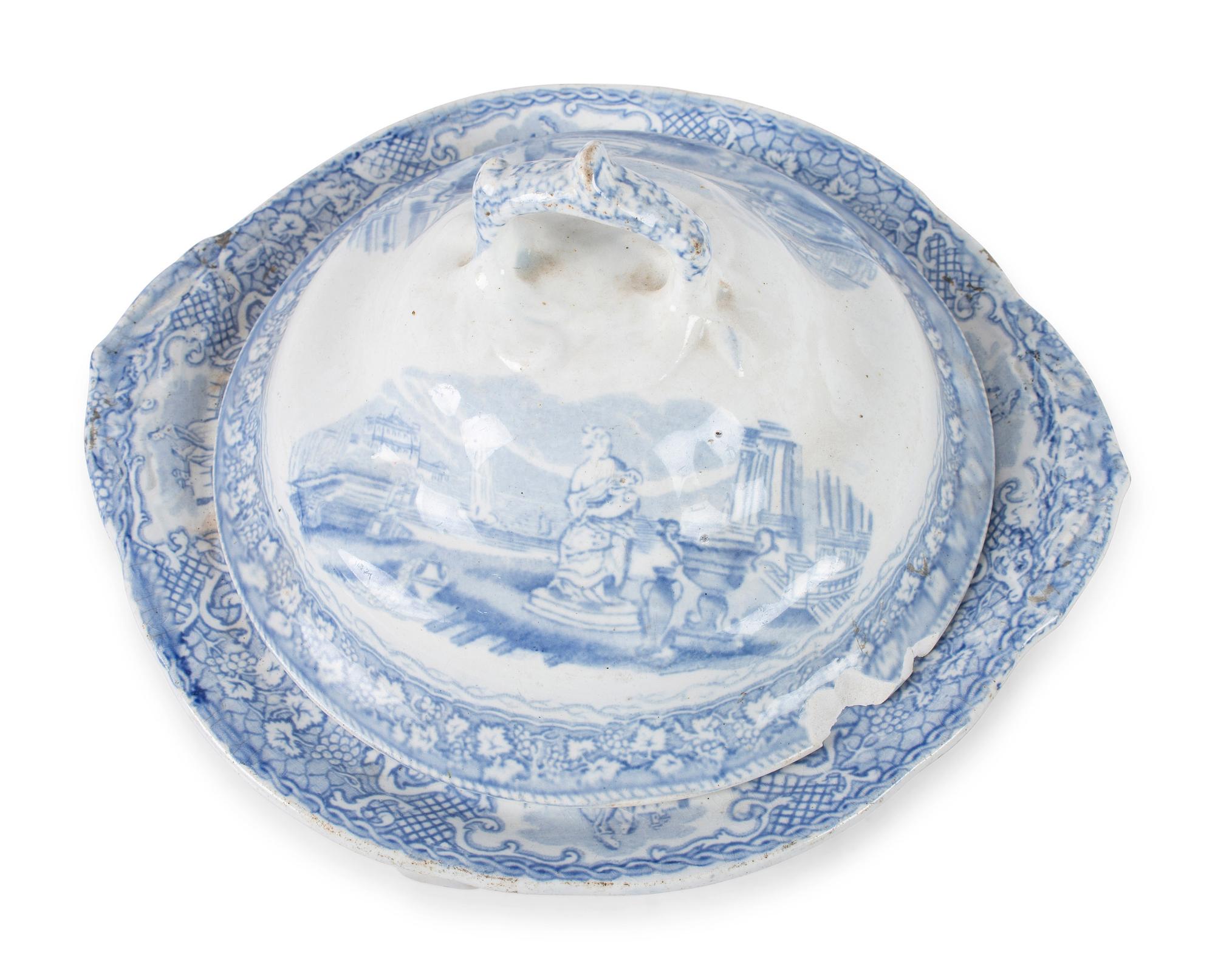 A Group of Transferware Table Articles