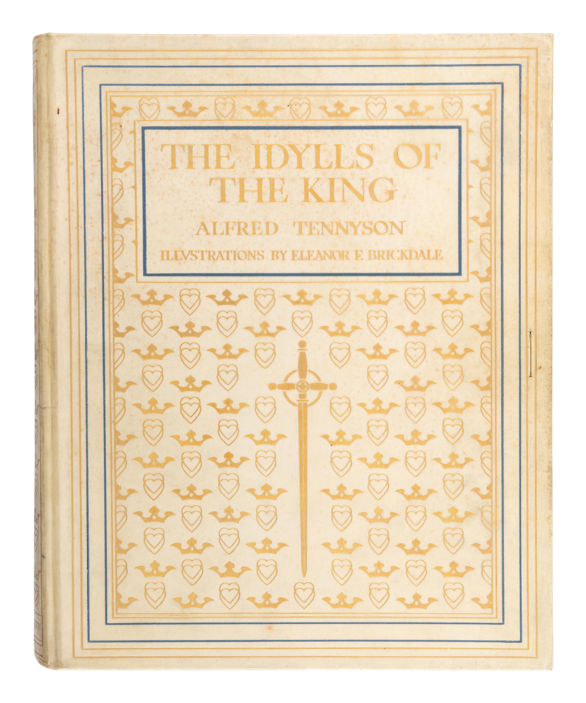 TENNYSON, Alfred, Lord (1809-1892). Idylls of the King . Eleanor Fortescue Brickdale, illustrator. London, New York & Toronto: Hodder & Stoughton, [1911].