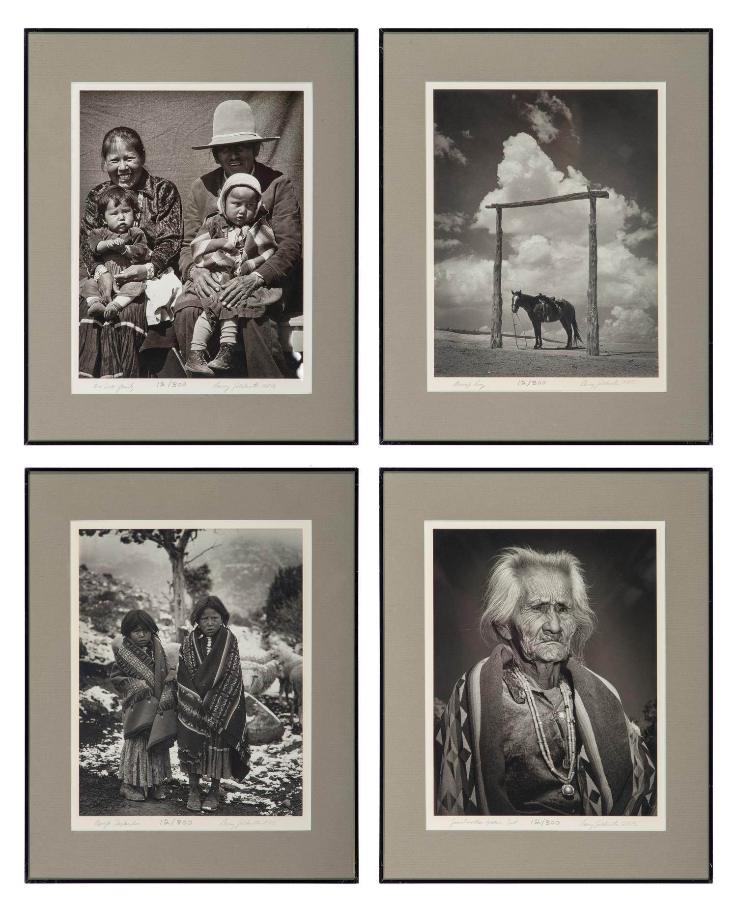 GOLDWATER, Barry (1909-1998), photographer. Collection of 9 photographs of Native American subjects.