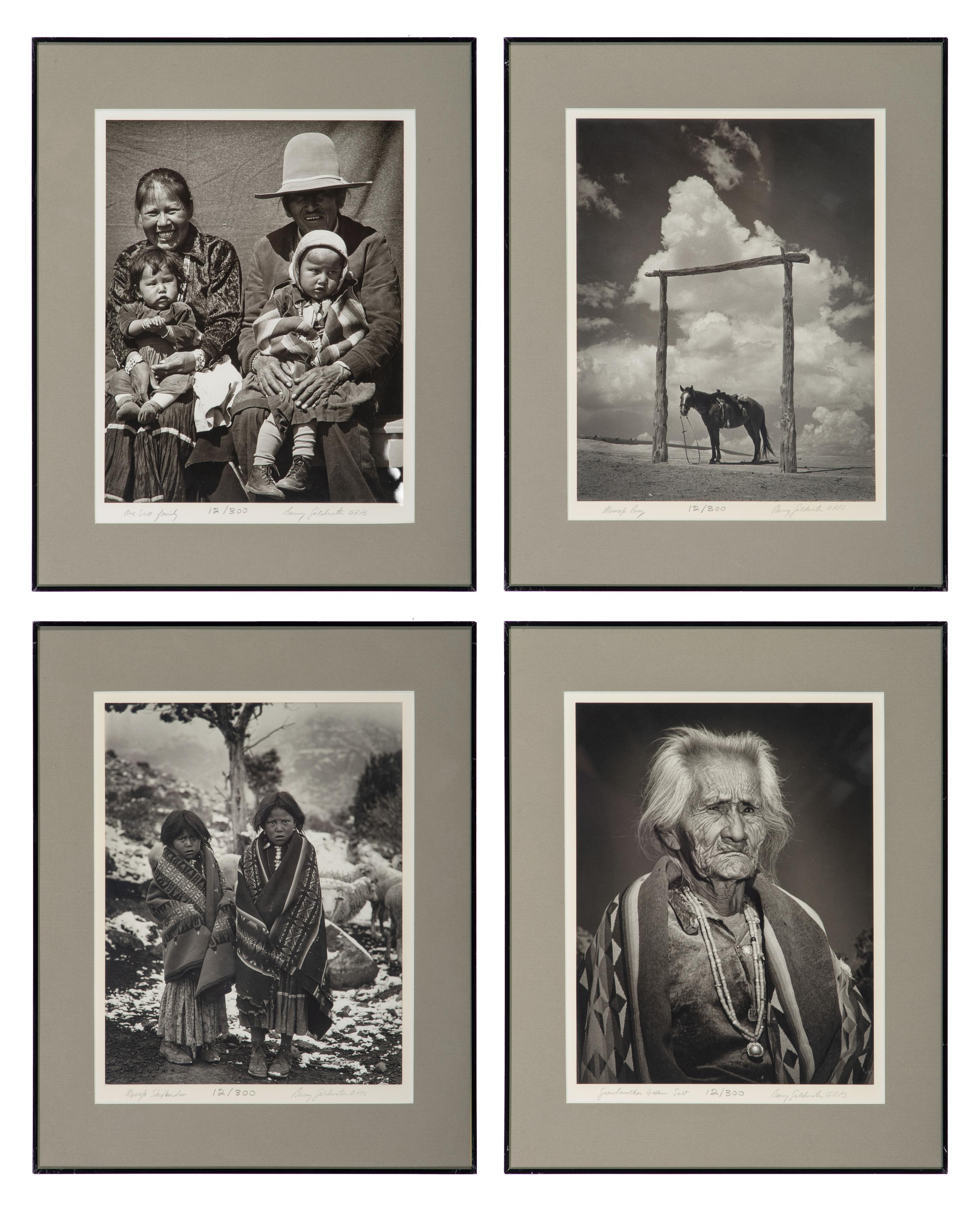GOLDWATER, Barry (1909-1998), photographer. Collection of 9 photographs of Native American subjects.