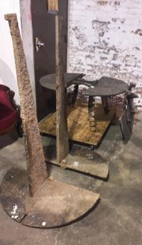 Two Large Iron Outdoor Sculptures