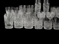 An Extensive Collection of Cut Glass Barware