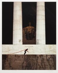 James Klebau, (American, 20th/21st century), Lincoln Memorial- Before Dawn