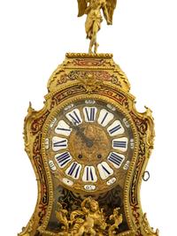 A Napoleon III Style Gilt Bronze and Boulle Marquetry Bracket Clock and Bracket — LATE 19TH CENTURY