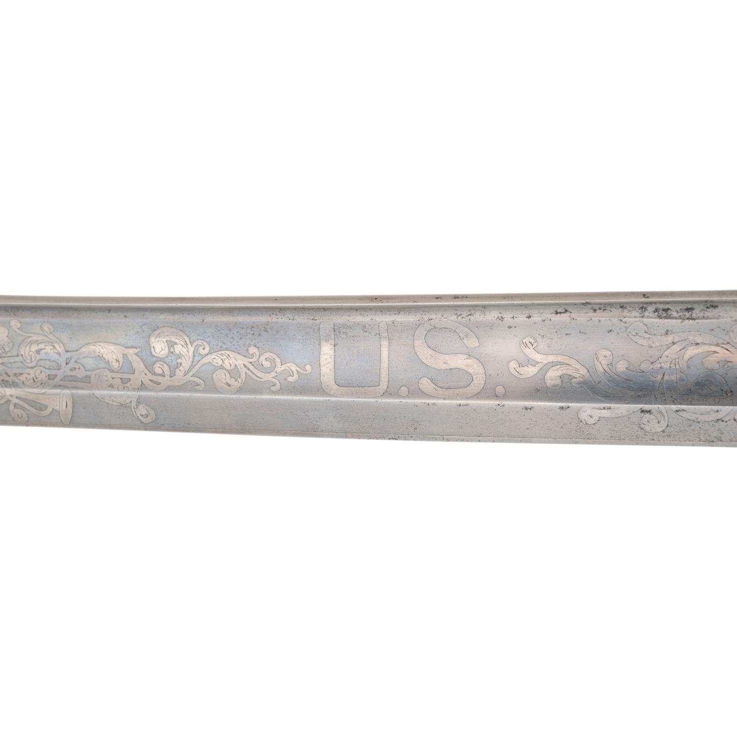 1862 Dated and Inspected Ames Model 1850 Foot Officers Sword with Presentation to Capt. Hugh Donnelly - 37th Mass Infantry - WIA Cold Harbor