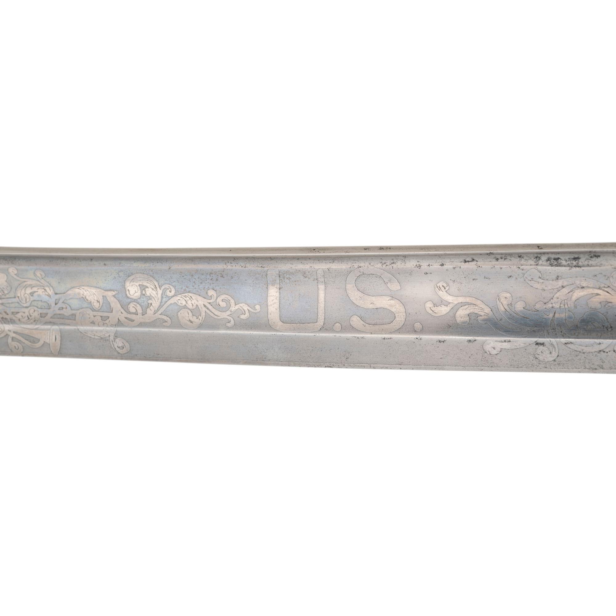 1862 Dated and Inspected Ames Model 1850 Foot Officers Sword with Presentation to Capt. Hugh Donnelly - 37th Mass Infantry - WIA Cold Harbor
