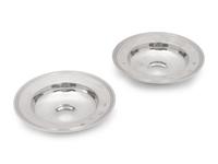 A Pair of English Silver Armada Dishes