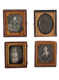 [EARLY PHOTOGRAPHY]. A group of 21 daguerreotypes of children of varying ages, incl. toddlers and teenagers.