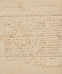 [African-Americana] Bacon, Benjamin C. Autograph Letter, signed on Printed Circular "To the friends of the colored race in the U. States."