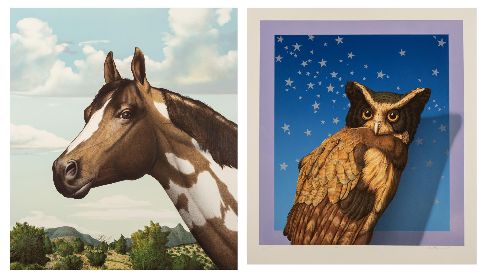 Al , 1989 and Pecos Bill (a pair of prints)
