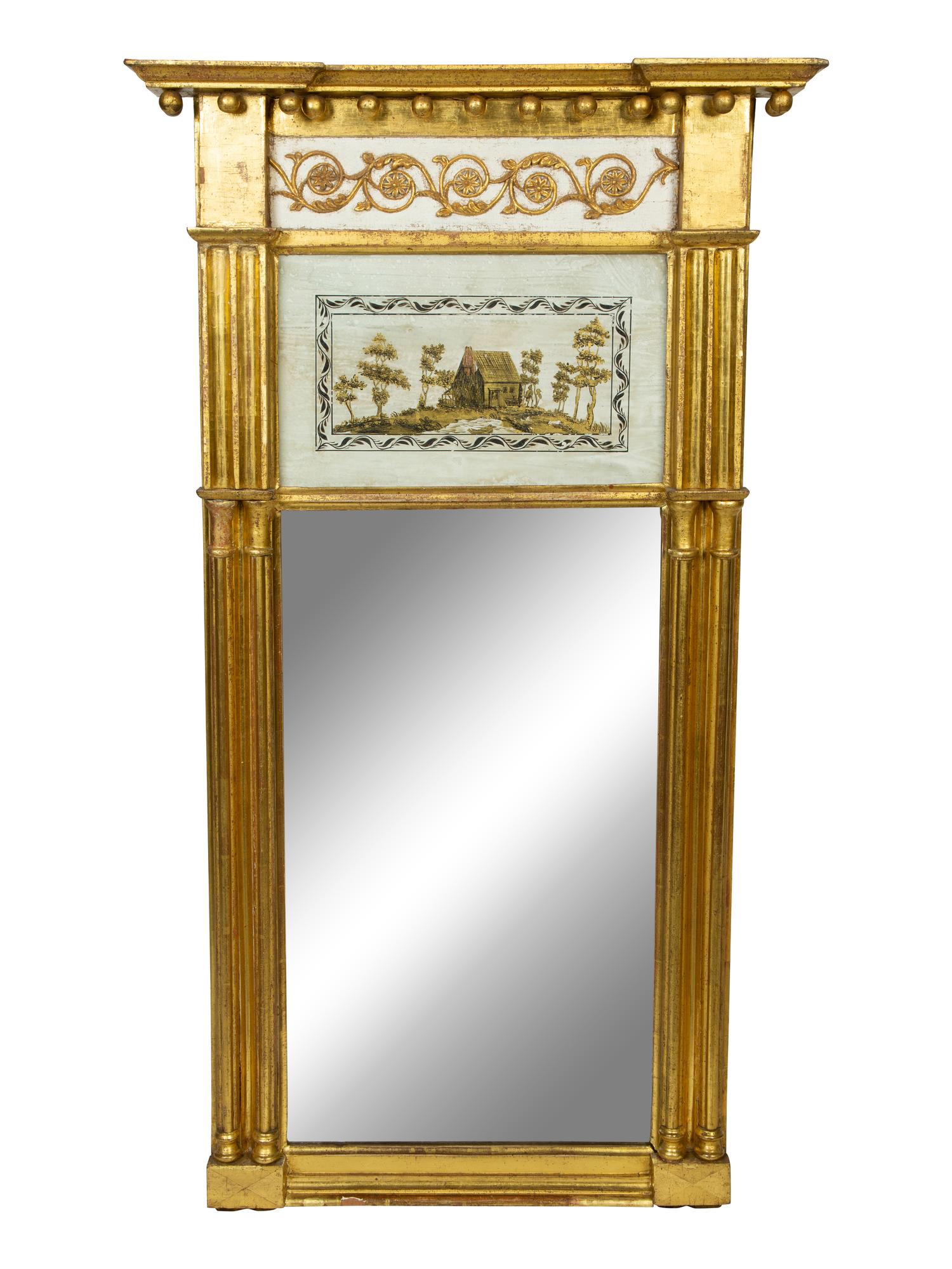 A Classical Giltwood Mirror
