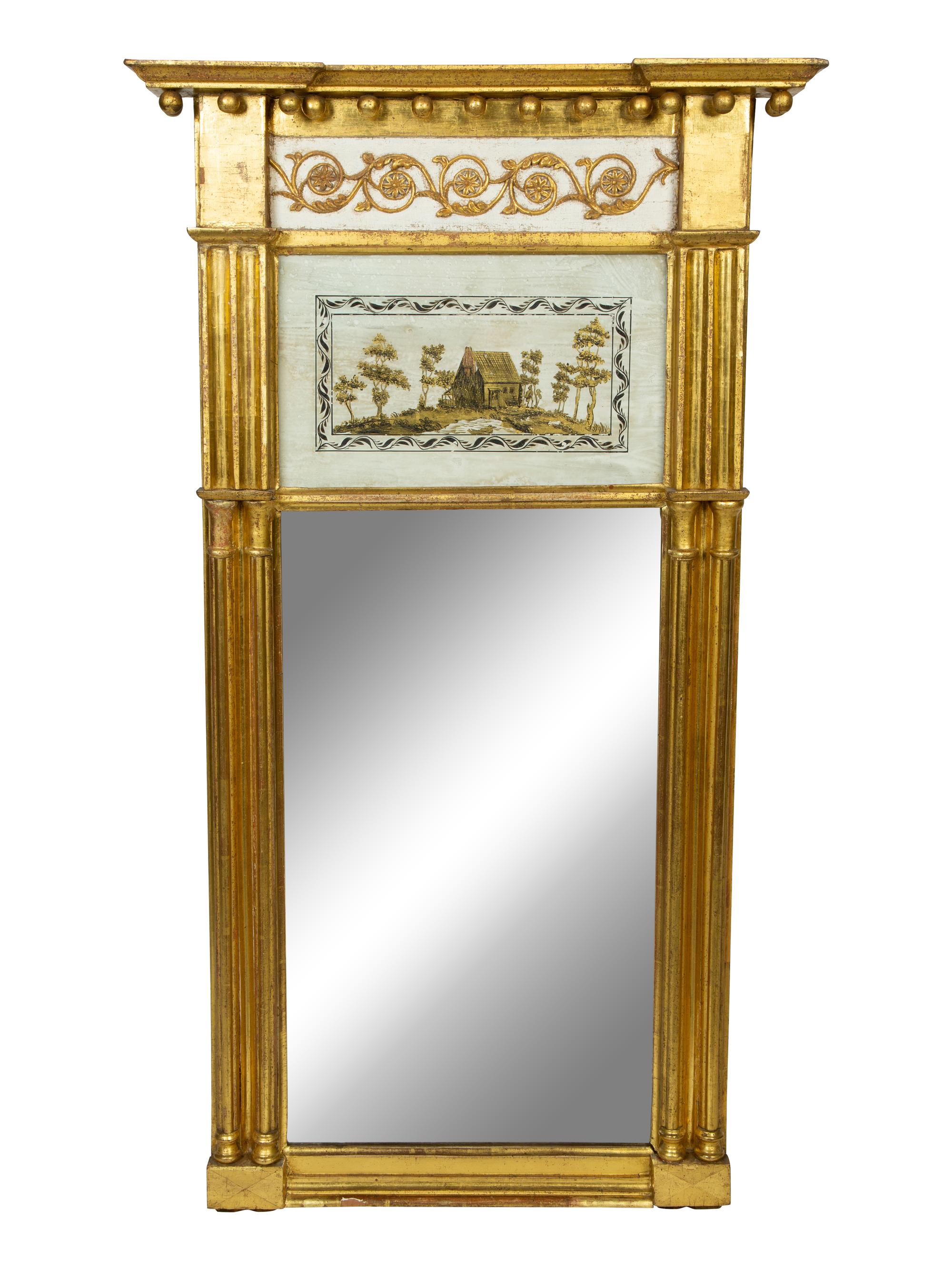 A Classical Giltwood Mirror