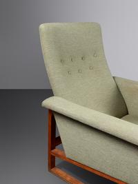 Lounge Chair and Ottoman, c. 1961 model 160 and 161 Fredericia Stolefabirk, Denmark