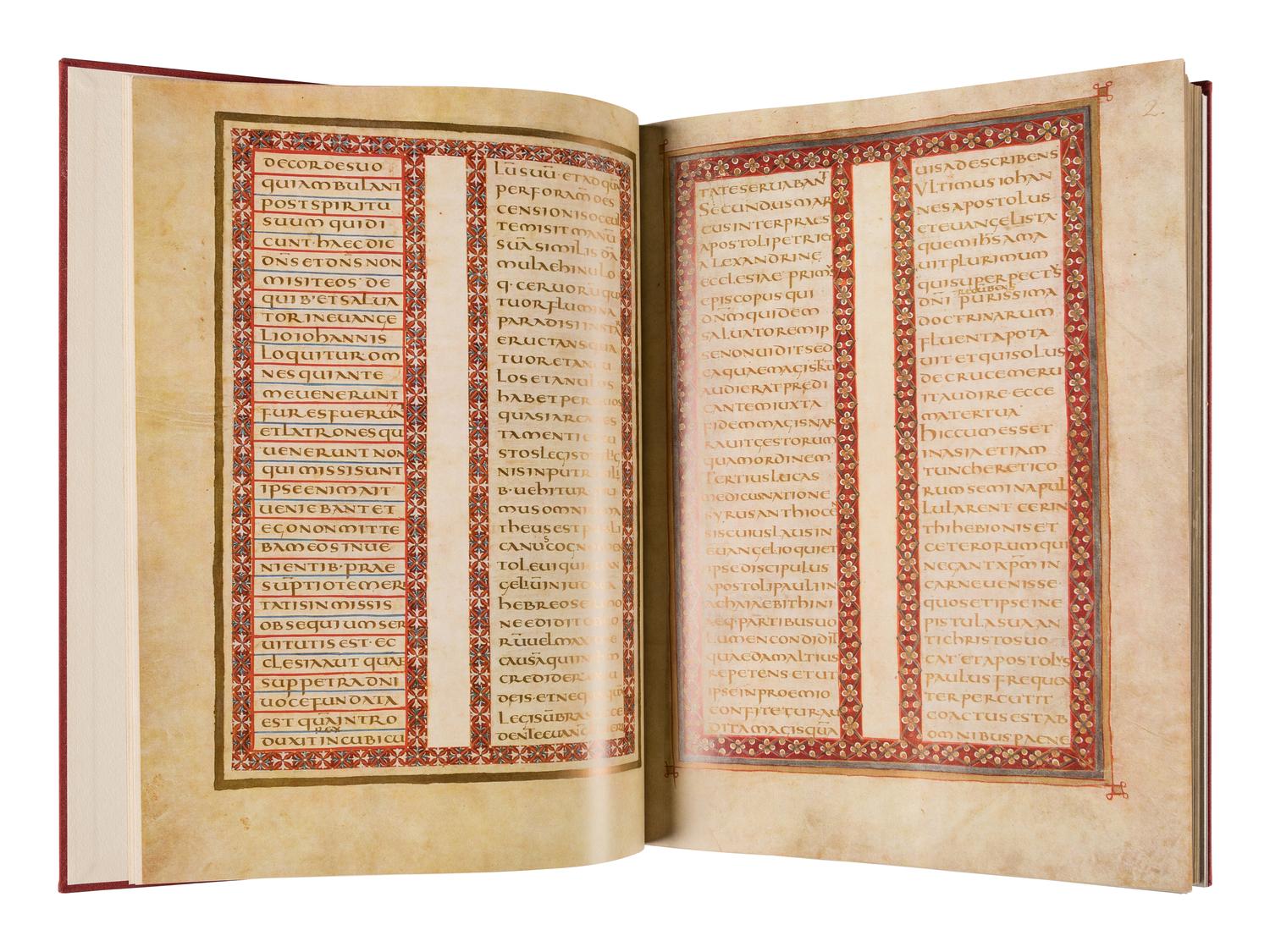 [FACSIMILE—LORSCH GOSPELS]. The Lorsch Gospels . Introduction by Wolfgang Braunfels. New York: George Braziller, 1967.