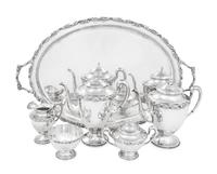 A Mexican Silver Tea and Coffee Service