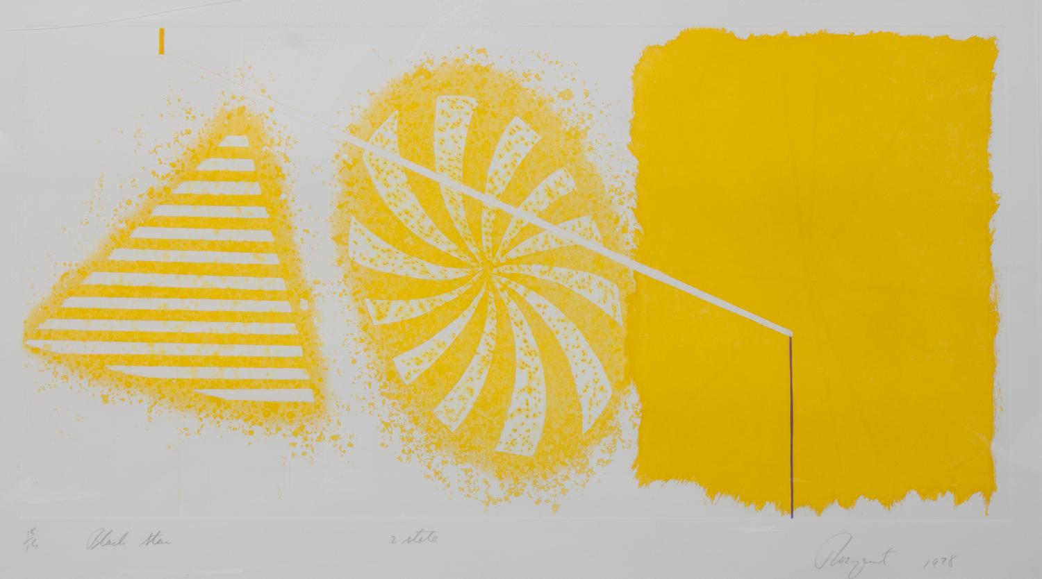 James Rosenquist, (American, b. 1933), Black Star, 1978 (second state)