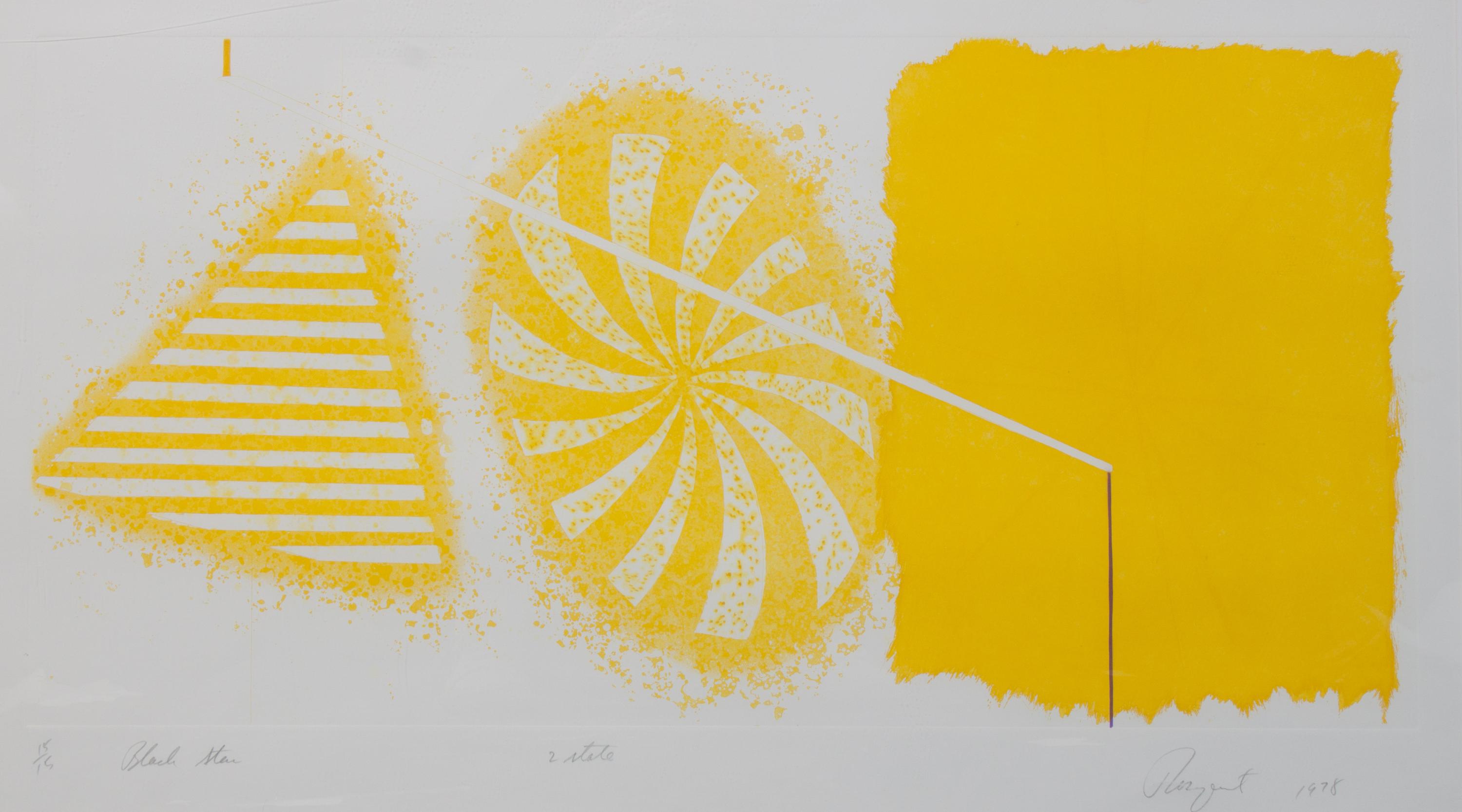 James Rosenquist, (American, b. 1933), Black Star, 1978 (second state)