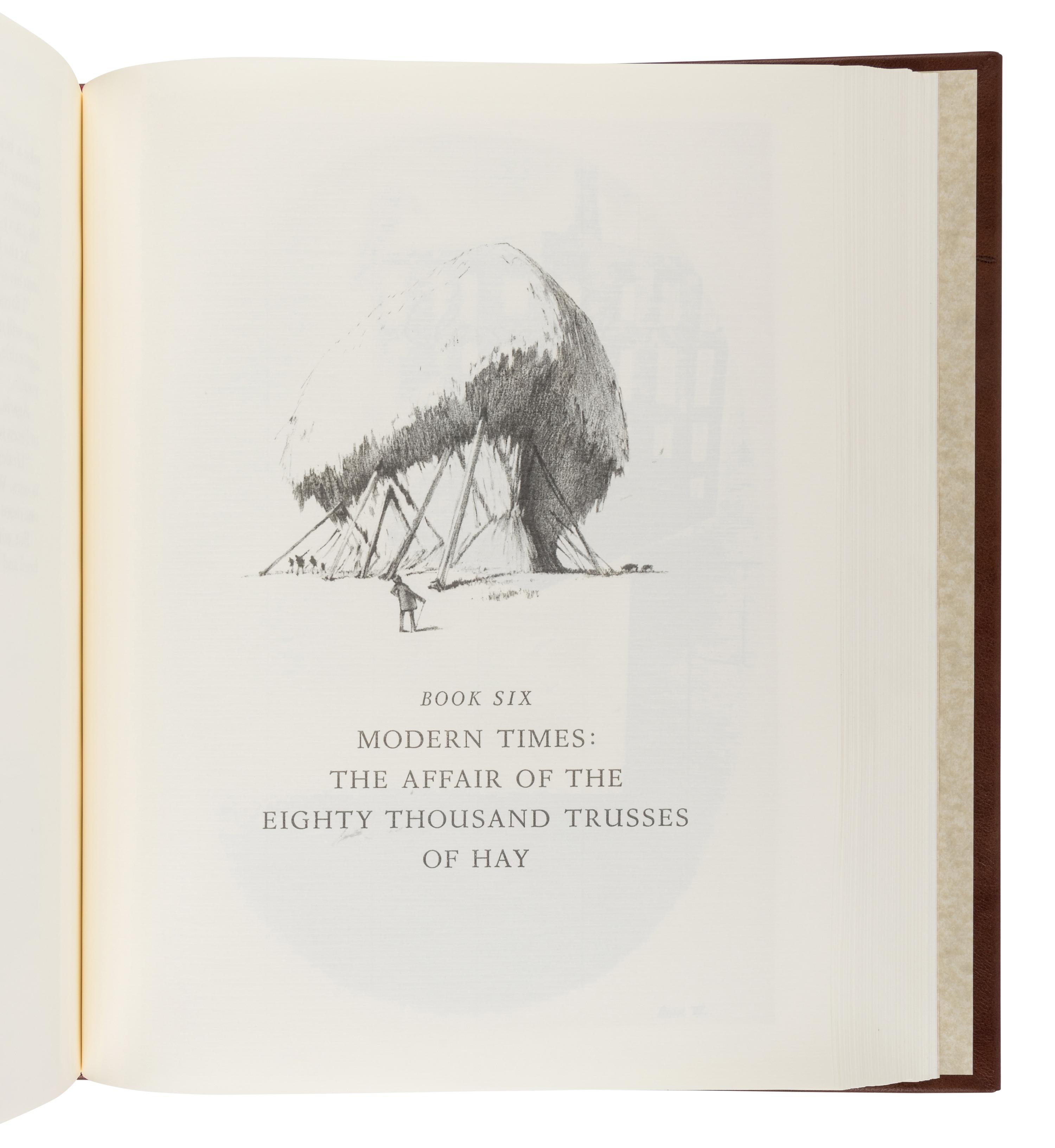 [LIMITED EDITIONS CLUB] -- [FRANCE, Anatole. Penguin Island .] TAYLOR, Richard (1902-1970). Cover title: "Set of Complete Illustrations for 'Penguin Island.' By Anatole France. Entered in the Limited Editions Contest by Richard Taylor." [New York, ca 1932-1933].