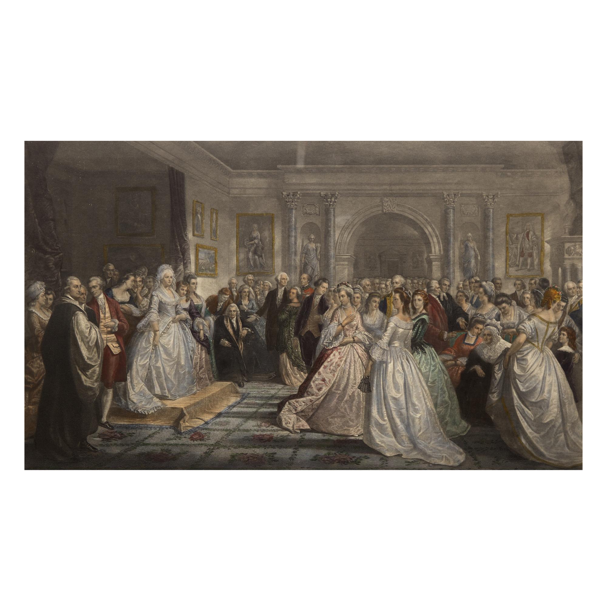 [Presidential] Huntington, D(aniel). Lady Washington's Reception. From the original Picture in the possession of A.T. Stewart Esq.