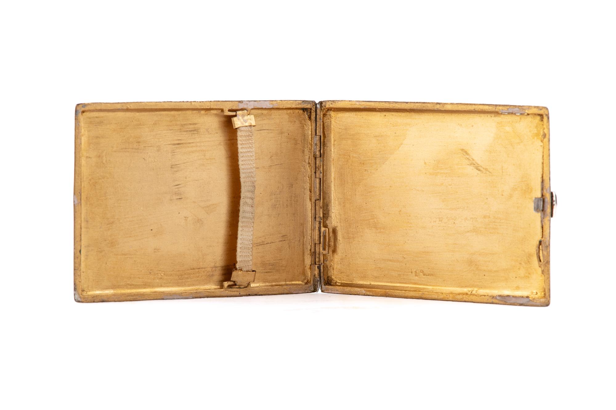 HERMÈS SILVER CIGARETTE CASE