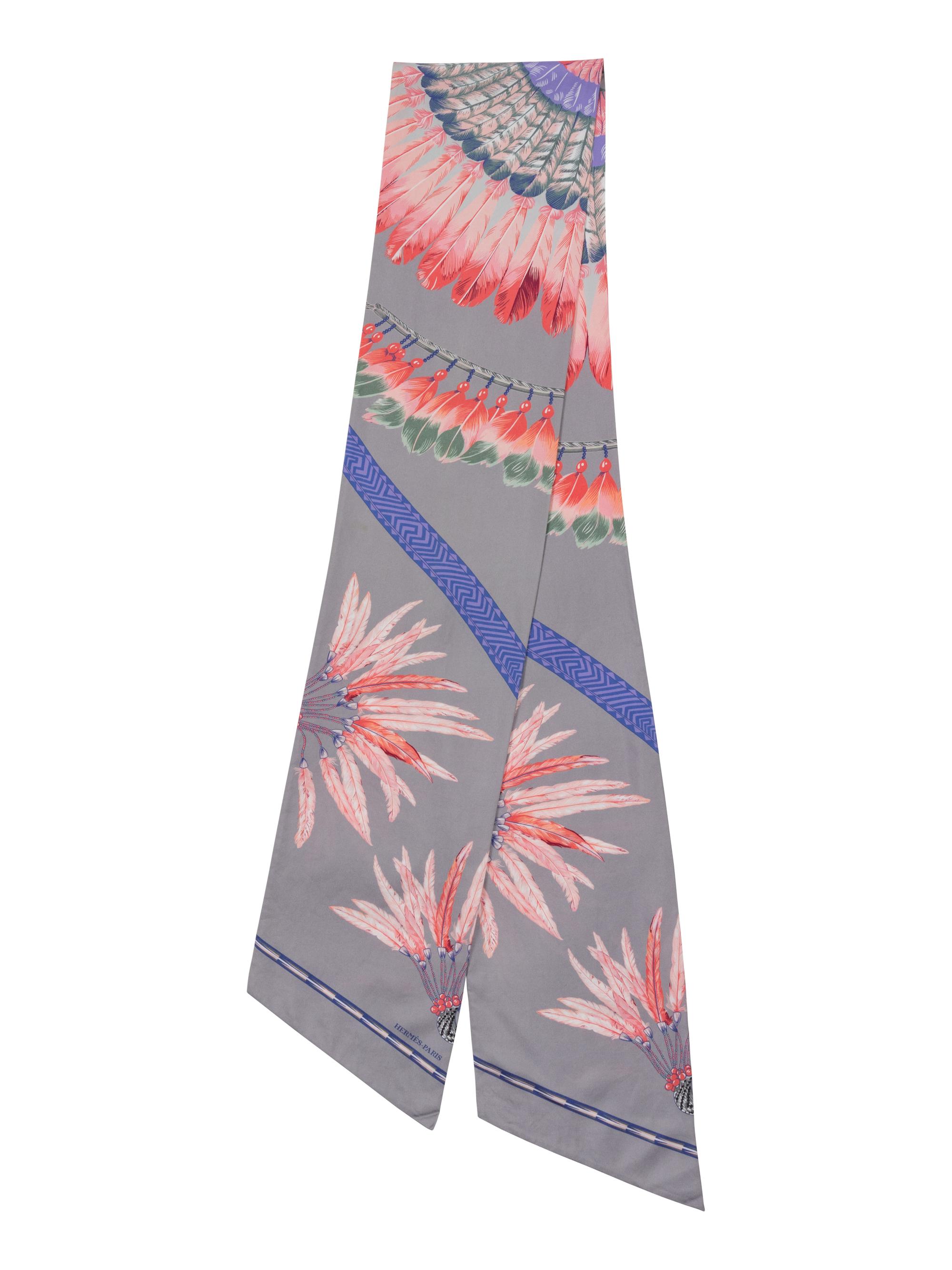Three Hermès 160cm Silk Scarf, Le Maxi-Twilly