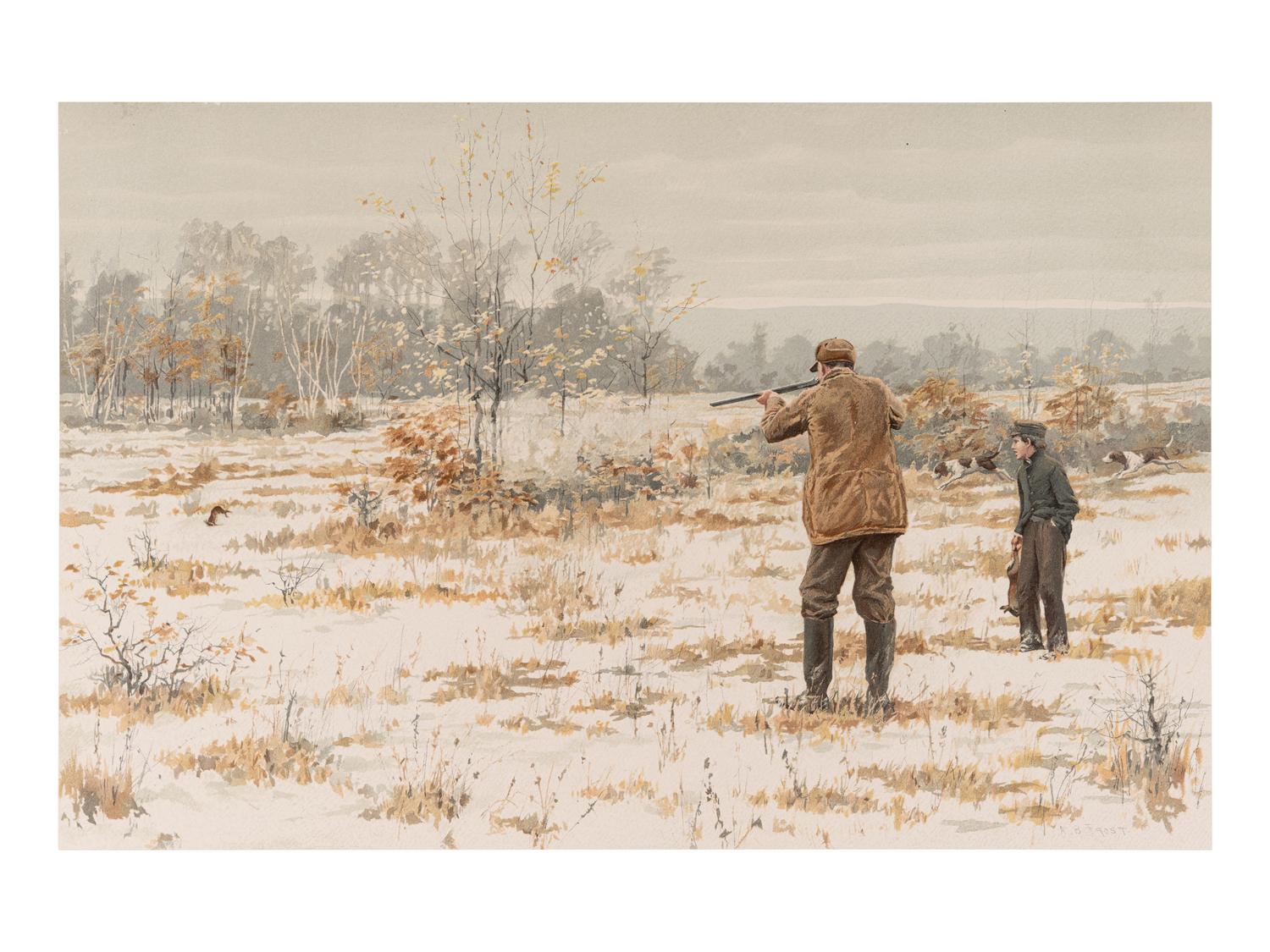 [SPORTING]. FROST, Arthur Burdett (1851-1928). Shooting Pictures. New York: Charles Scribner's Sons, [1895].