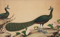 A Pair of Chinese Watercolors on Paper