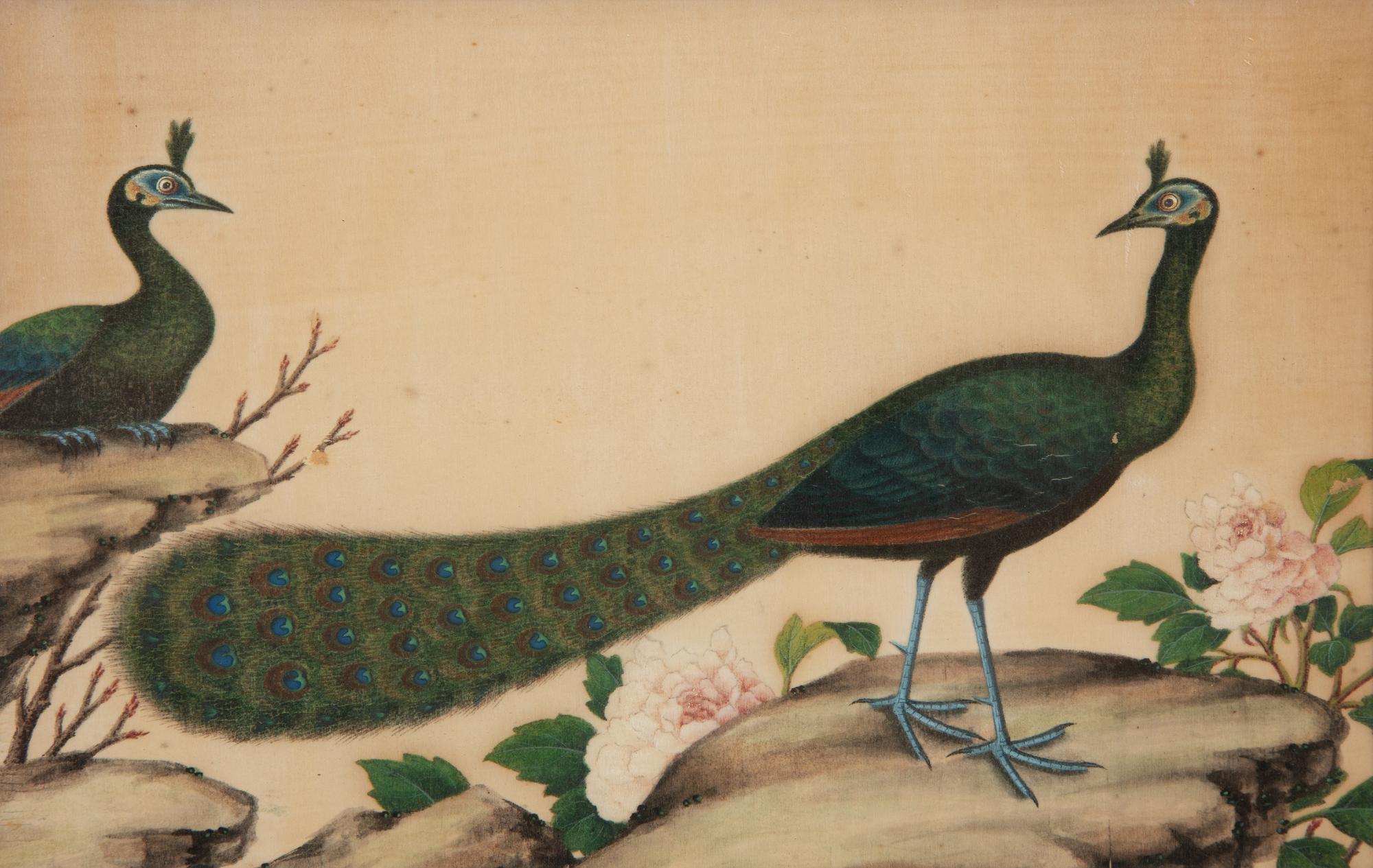 A Pair of Chinese Watercolors on Paper