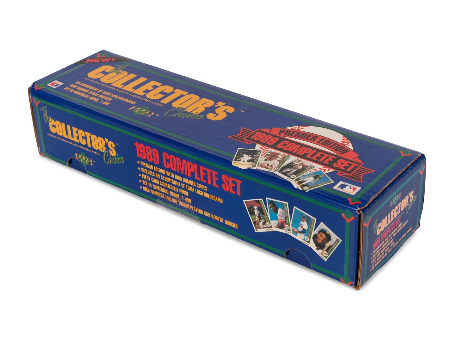A 1989 Upper Deck Factory Sealed Complete Set of Baseball Cards (Ken Griffey Jr. Rookie)