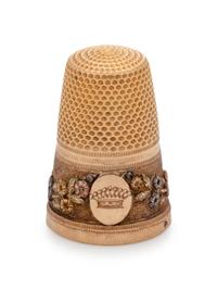 A French Vari-Colored Gold Thimble