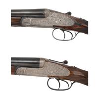 *Pair of Vincenzo Bernardelli "Holland V.B. Inciso" 12 Gauge SxS Shotguns
