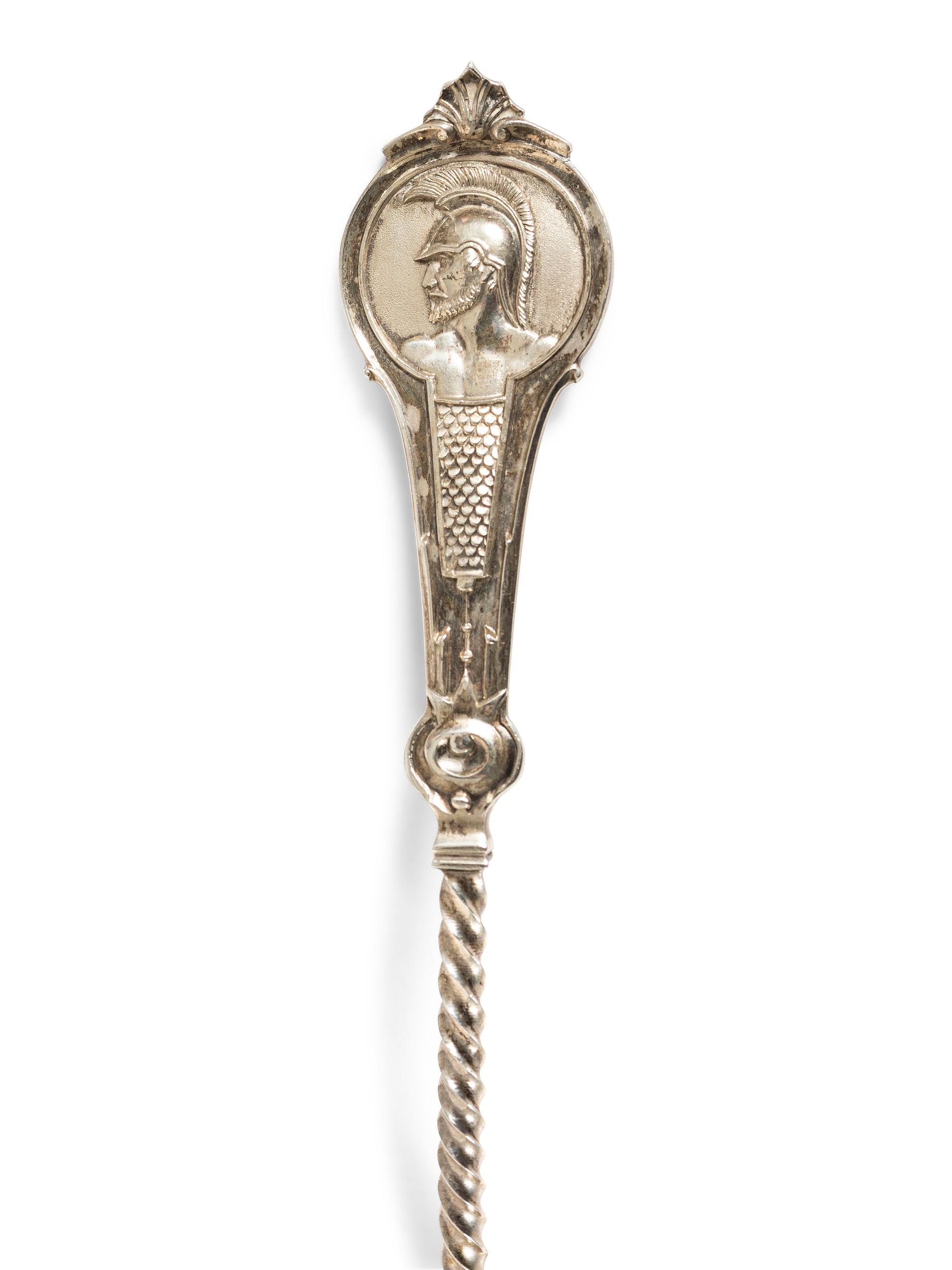 A Group of Silver Serving Flatware