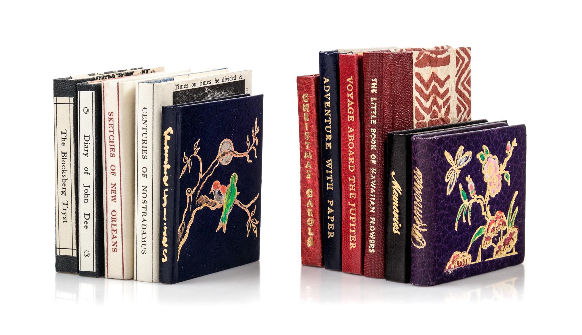 [MINIATURE BOOKS]. A group of 11 miniature books, comprising: