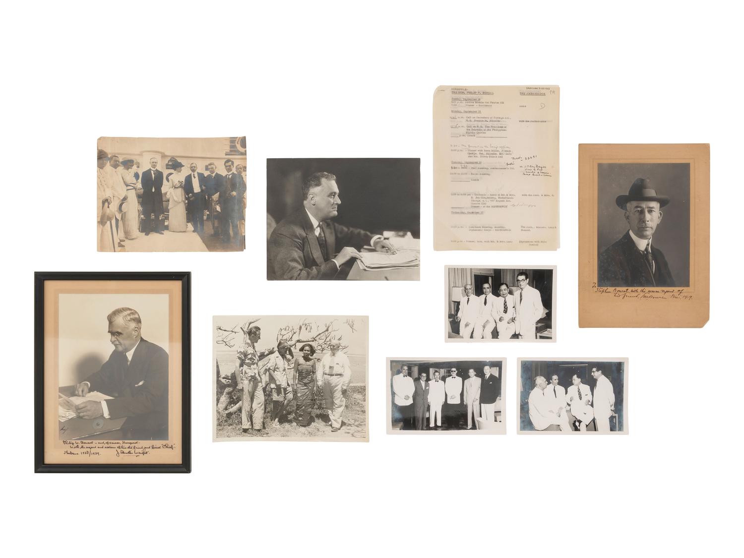 [POLITICS]. Extensive archive of correspondence, photographs, and other ephemera related to Philip Bonsal, his family, and career in the US Foreign Service.