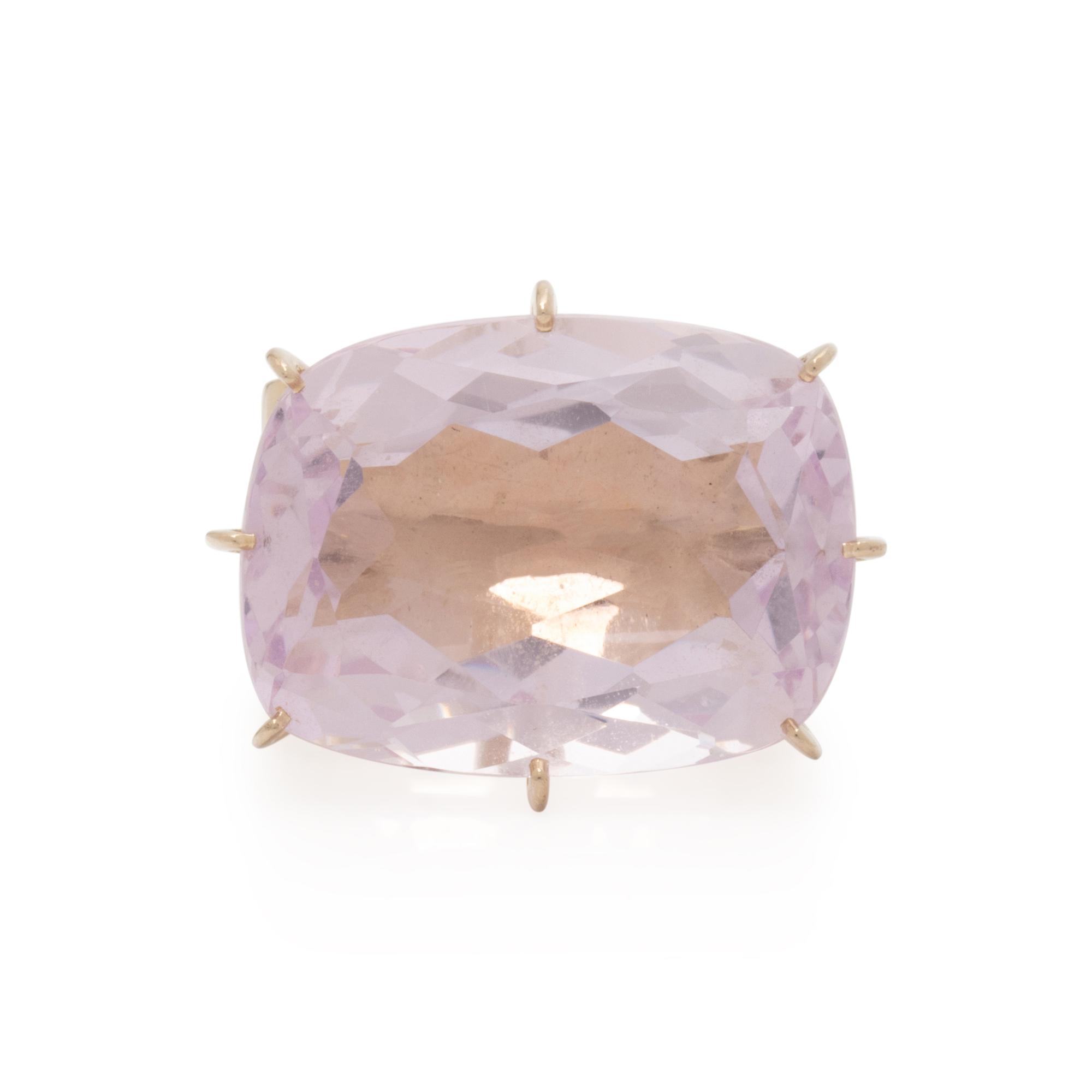 AMETHYST AND DIAMOND RING